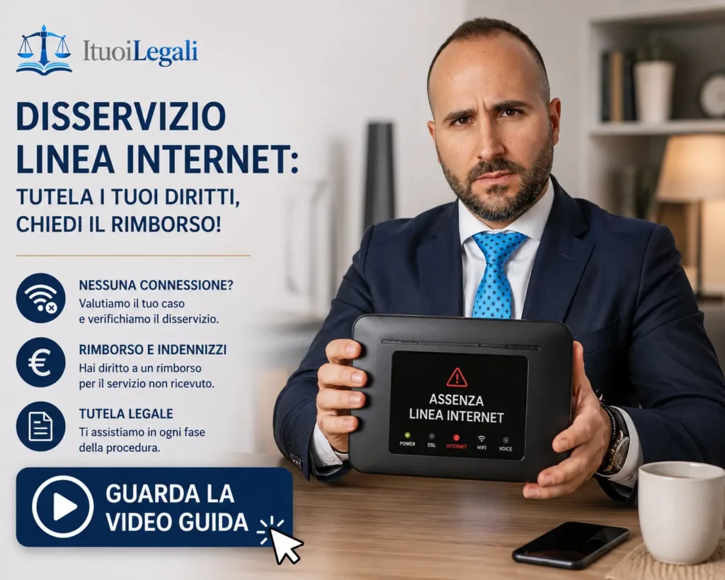 assenza linea internet