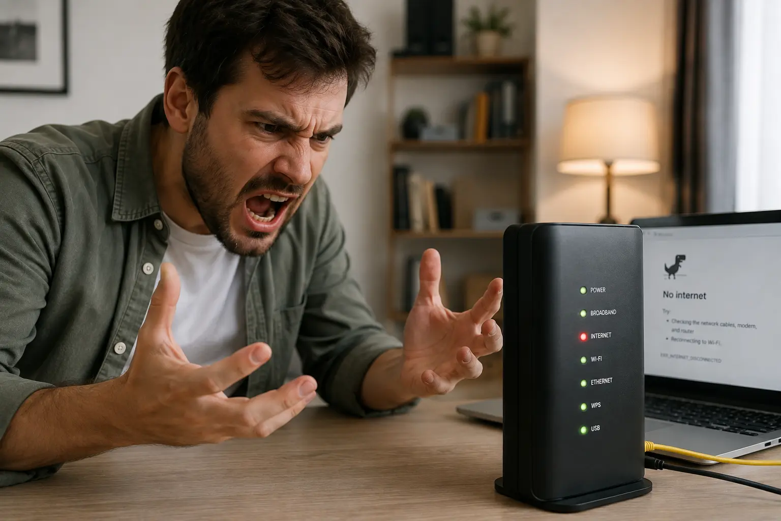 disservizio linea internet