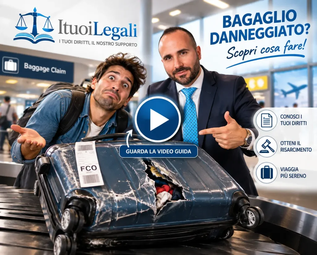 bagaglio danneggiato guida
